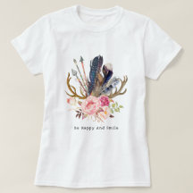 Boho Style Feminine Design personnalisable T-shirt