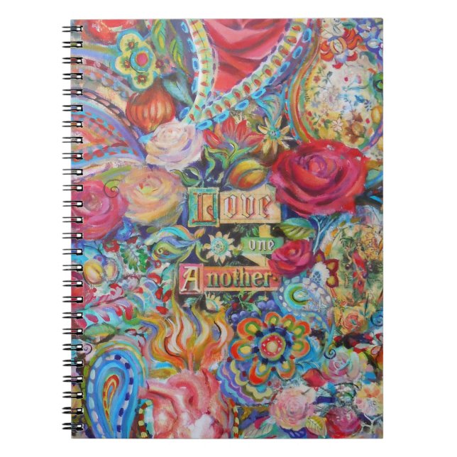 Boho Style Paisley Love Carnet (Devant)