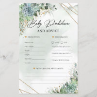 Boho succulent or Bébé Prédiction et conseil