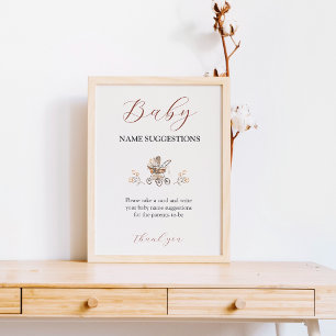 Boho Sweet Bear Air Balloon Nom Baby Idées Jeu