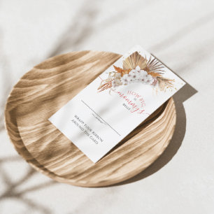 Boho Terracotta Quelle est la taille de la carte d