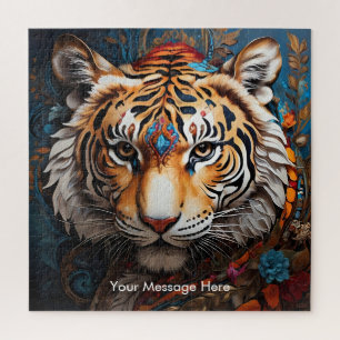Boho Tiger Puzzle - L'art animalier de la jungle