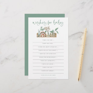 Boho Toys Sage Wis for Baby shower Game