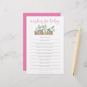 Boho Toys Vœux roses pour jeu de Baby Shower