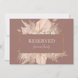 Boho Tropical Botanical Panneau réservé Rose Dus