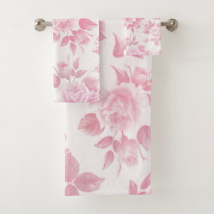 Boho vintage pays chic rose blanc roses florales