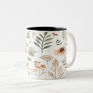 Boho Wildflower Botanical Mug