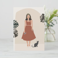 Boho Woman en Terracotta robe mode été