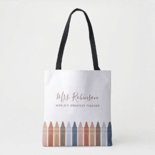 Boho Worlds Plus grand enseignant Sac fourre-tout