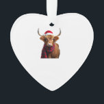 Boho Xmas Christmas Highland Cow T-Shirt (1)<br><div class="desc">Boho Xmas Christmas Highland Cow T-Shirt (1)</div>