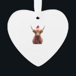 Boho Xmas Christmas Highland Cow T-Shirt (4)<br><div class="desc">Boho Xmas Christmas Highland Cow T-Shirt (4)</div>