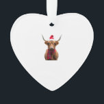 Boho Xmas Christmas Highland Cow T-Shirt (4)<br><div class="desc">Boho Xmas Christmas Highland Cow T-Shirt (4)</div>