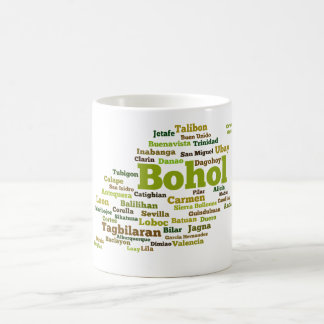 Bohol Geographic Wordcloud Mug