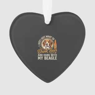 Boire Bière Beagle Chien Bière Artisanale Bouteill