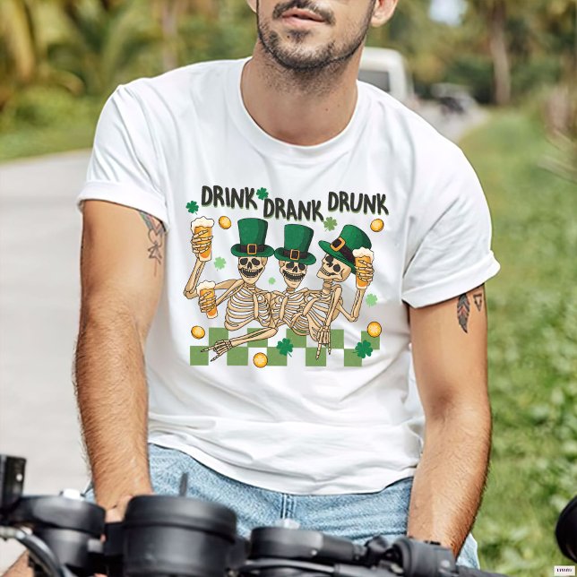 Boire Boire Drunk, T-shirt de la St Patrick's Day (Créateur téléchargé)