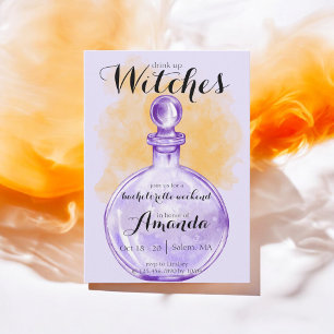 Boire des sorcières Potion Bachelorette Invitation