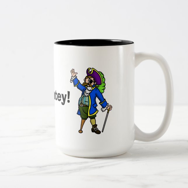 Boire Matey Pirate Coffee Mug (Droit)