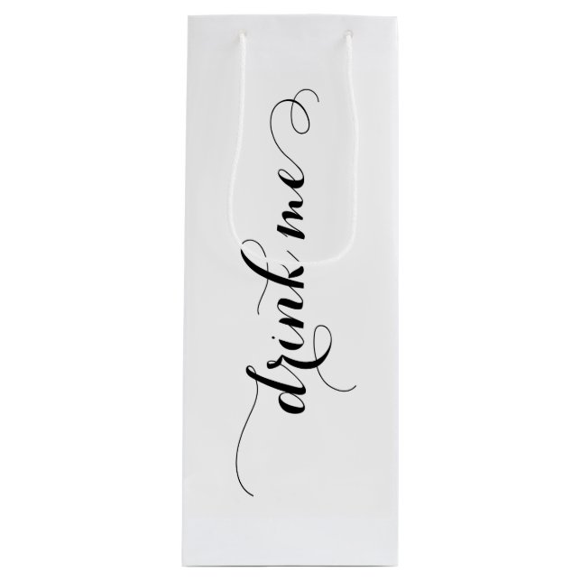 Boire-moi Vin Sac cadeau (Devant)