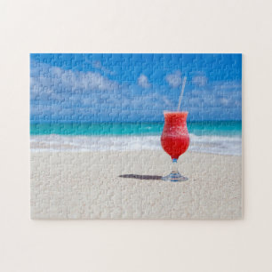 Boire sur la plage photo puzzle
