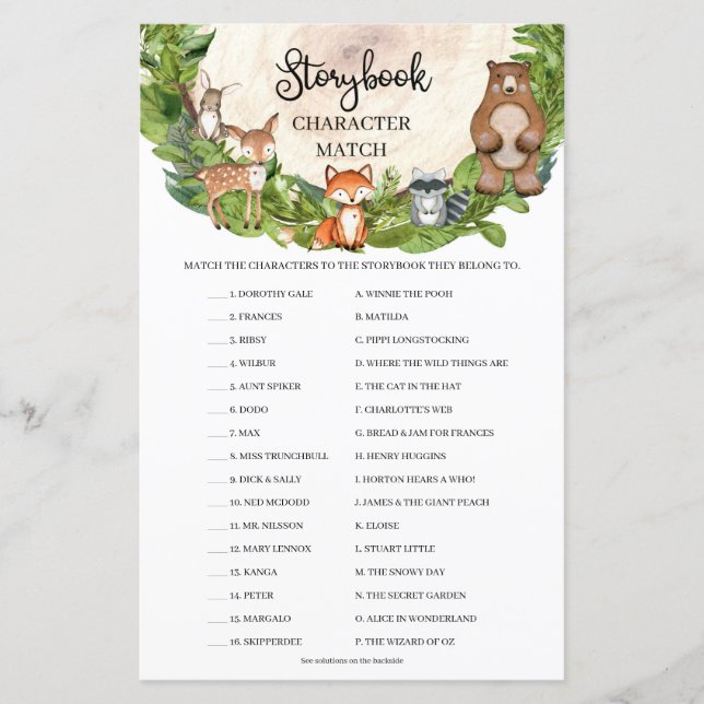 Bois animaux bois livre d'histoire en bois (Devant)