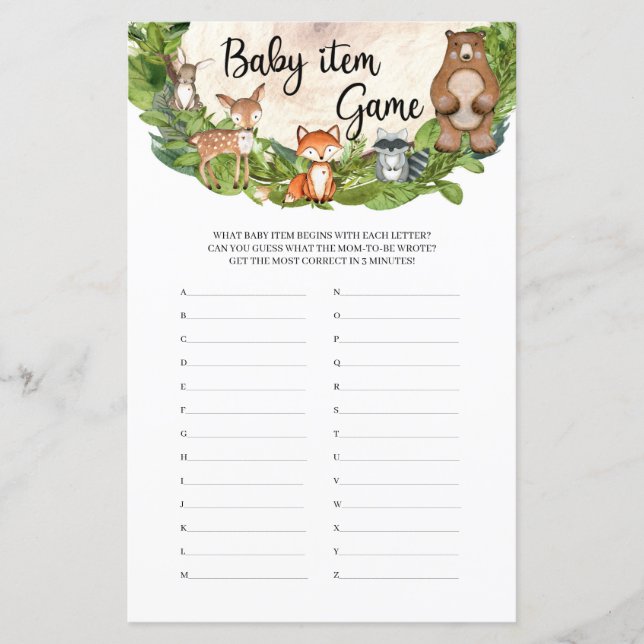 Bois animaux bois tranche bois verdure Baby Item (Devant)