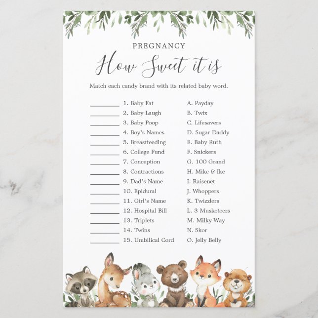 Bois Animaux Grossesse Comme Il Est Doux Jeu (Devant)