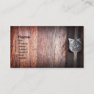 Bois antique, modèle de carte de visite