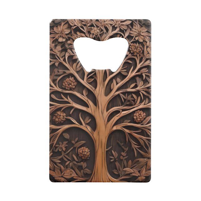 Bois australiens : 3D Warah Tree Wood Print, (Devant)