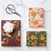 Bois Automnal Feuilles d'Automne Citrouille