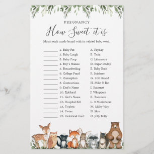 Bois Baby shower Grossesse Comme il est doux