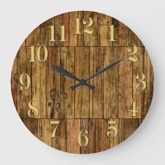 Bois Bois Panneau de bois, Effet Horloge (Recto)