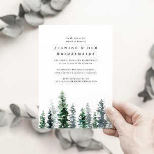 Bois Bridesmaids Brunch Invitation