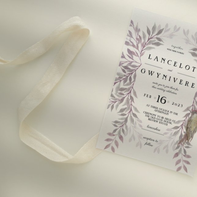 Bois chute pics rose invitation rustique (Créateur téléchargé)