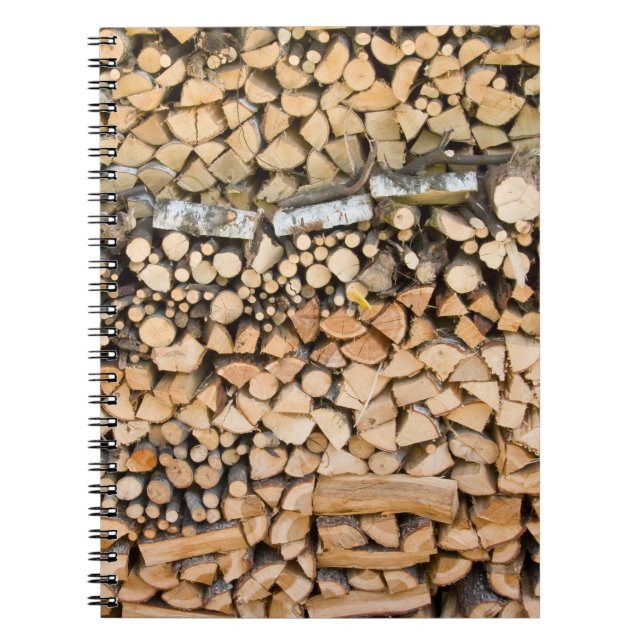 Bois coupé sur un carnet de pile (Devant)