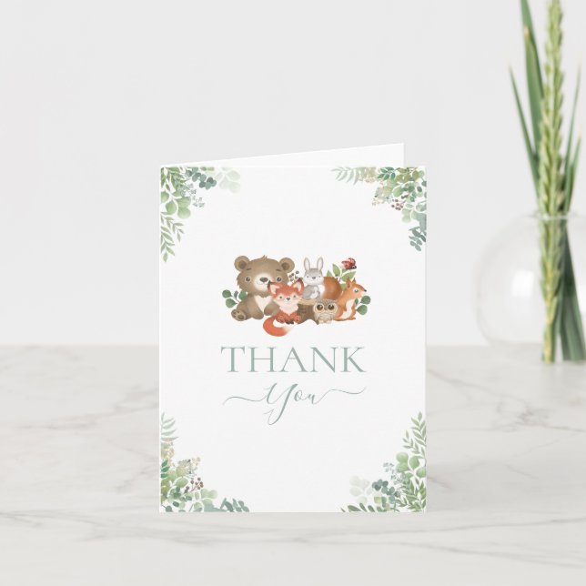 Bois de Baby shower Merci (Devant)