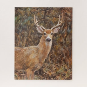 Bois de Cerf Mâle Art de la Nature Grand Puzzle