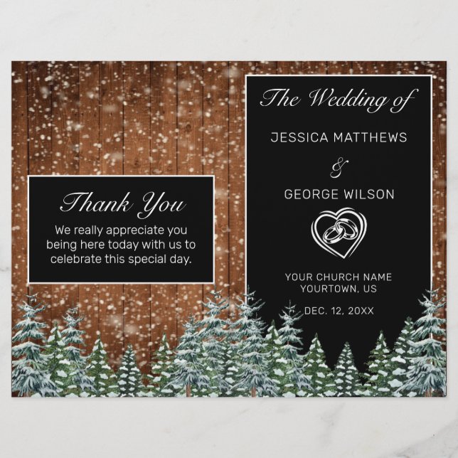 Bois de neige noir et pin de forêt (Devant)