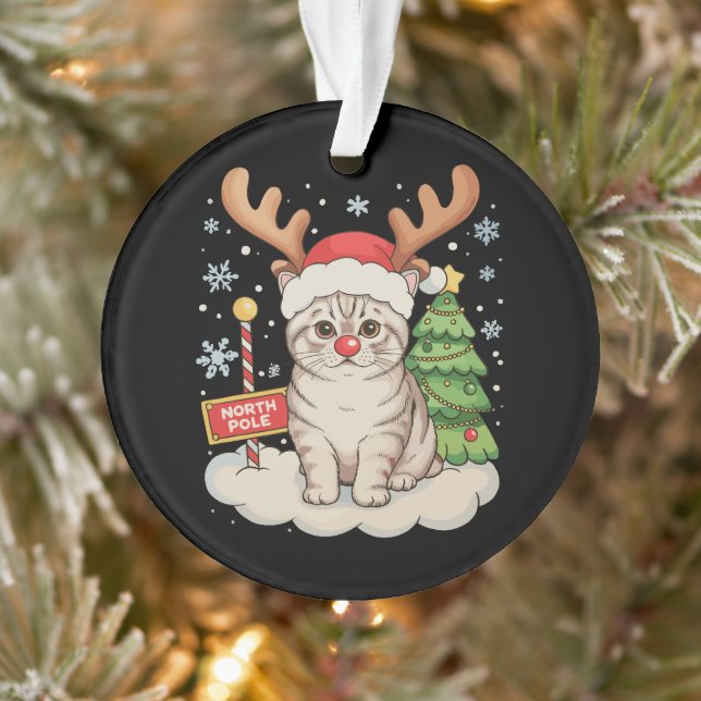 Bois de Renne de Chat Sapin de Noël Xmas Vacances (Arbre)