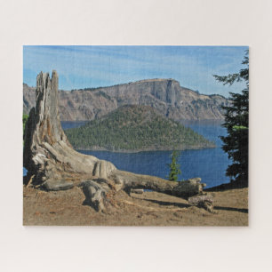 Bois Dérivé À Crater Lake Oregon Design Puzzle