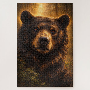 Bois Doré   Art de faune d'ours   Puzzle