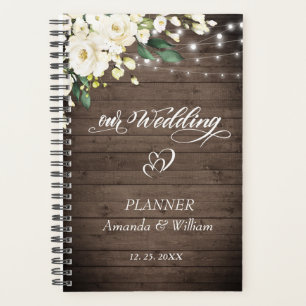 Bois et Rose blanche Vert Wedding planner floral