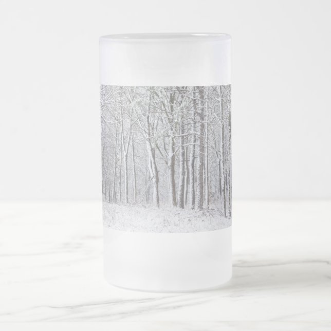Bois neigeux Verre givrée Beer Mug (Centre)