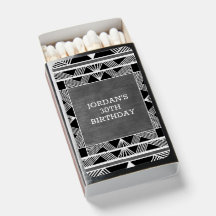 Bois personnalisé Masculine moderne Gris Anniversa
