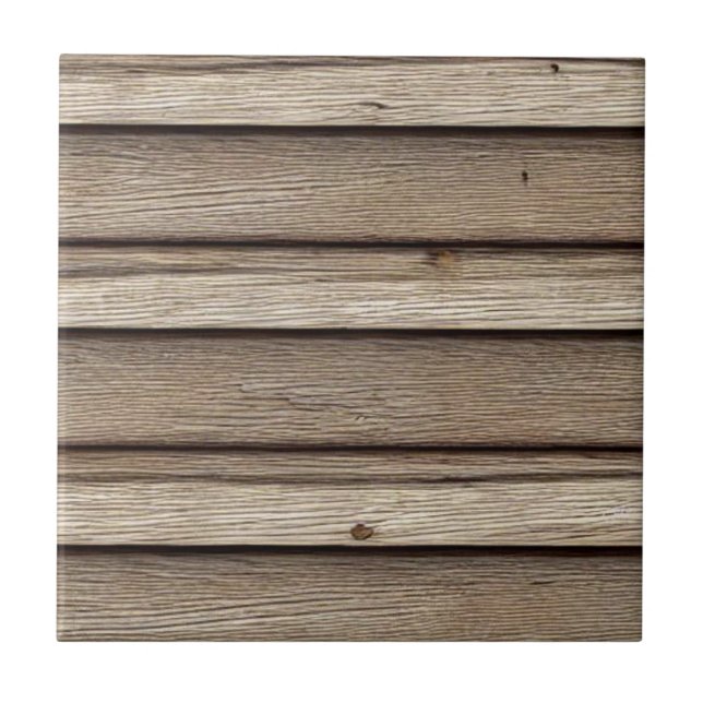 Bois planches design carreaux céramiques marron (Devant)