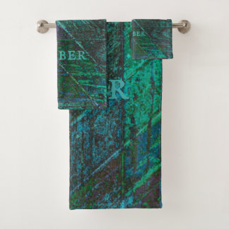 Bois rustique vert Impression personnalisée tradit
