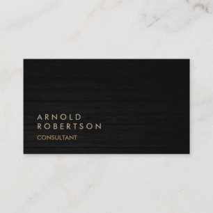 Bois Simple clair Beige Grey Carte de visite tenda