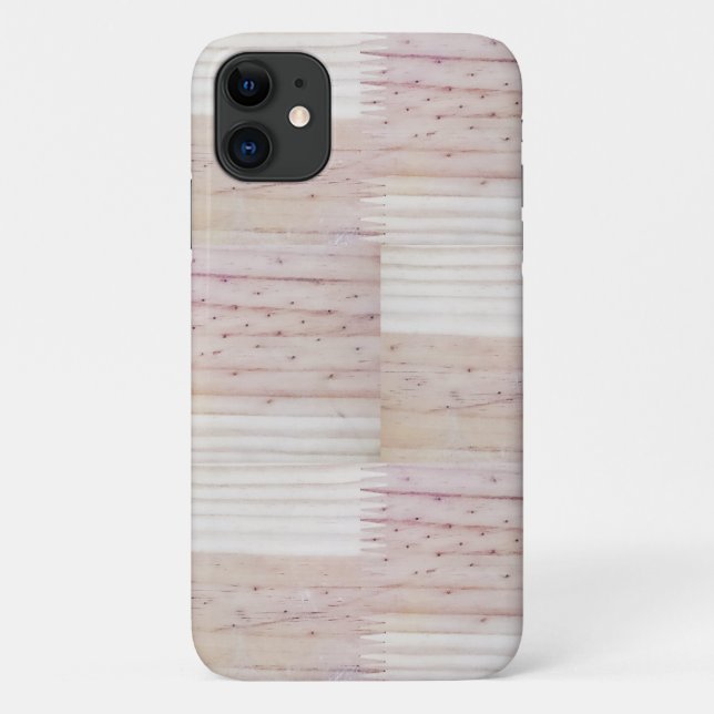 Bois Texture en bois iPhone 11 Coque (Dos)