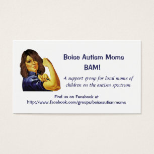 Boise Autisme Moms Cartes de visite