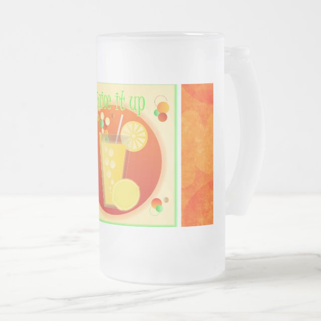 Boisson à jus froid Orange Mug congelé (Devant droit)