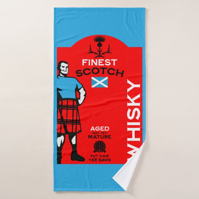 Boisson à whisky écossais (Serviette de bain)